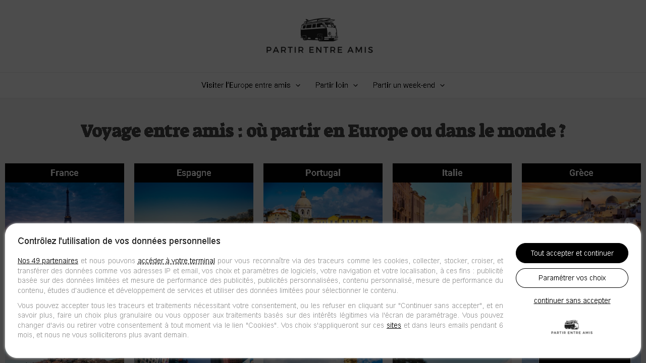 Capture d'écran de http://www.partir-entre-amis.fr/